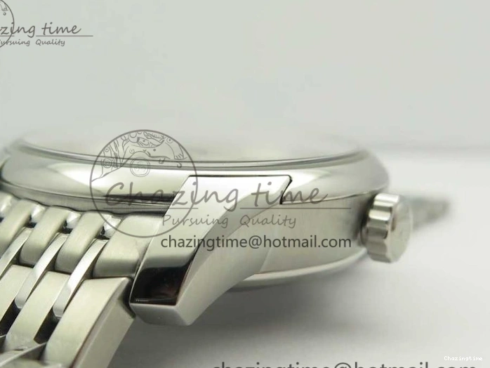 0403 De Ville Hour Vision 41mm SS VSF 1:1 Best Edition White Dial on SS Bracelet A8500 Super Clone Casual 7946